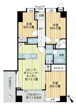 プライマリー西葛西アマーレ 間取り