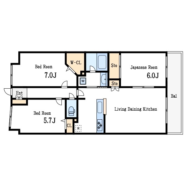 ダイヤパレス船堀 間取り