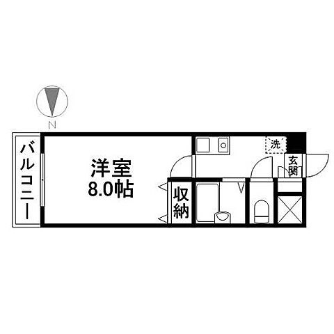 イーストパレス 205号室 間取り