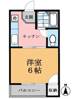 メゾン西新井 305号室 間取り