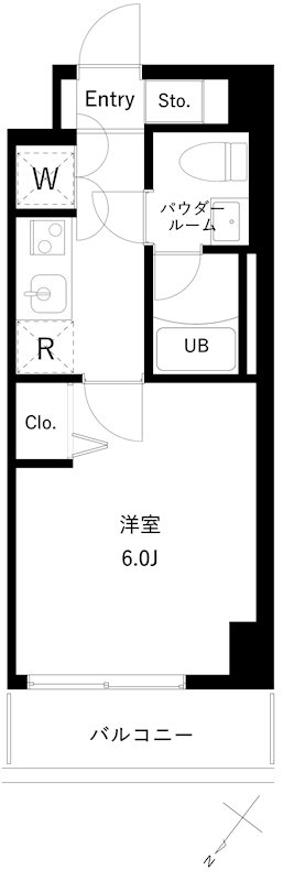 アーバンパーク行徳ステーションフロント 610号室 間取り