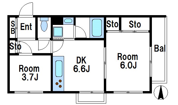 グリーンヒルズ飛鳥山 間取り
