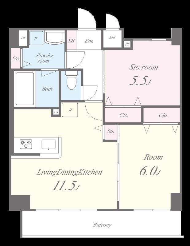 コンフォース堀切 間取り