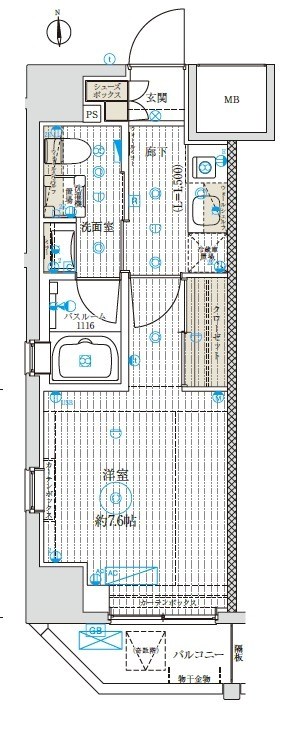 ベルグレードKAMEIDO 間取り
