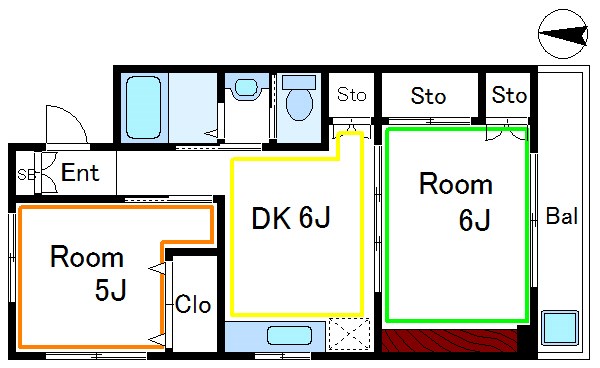 コーポ盛久 間取り