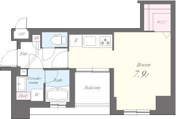 エリートタウン日本橋 間取り