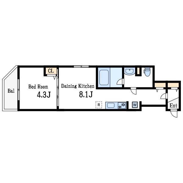 Alivis篠崎 間取り