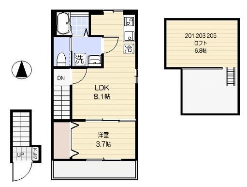 スターク亀有 間取り