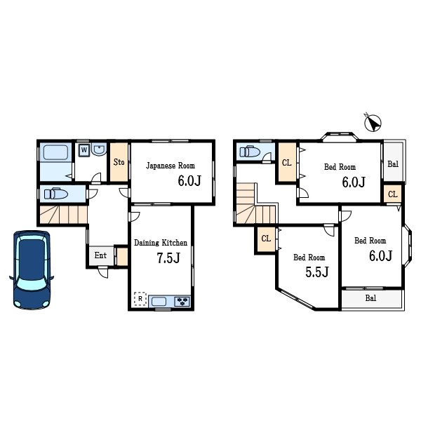 チェリーヒルズ A棟 間取り