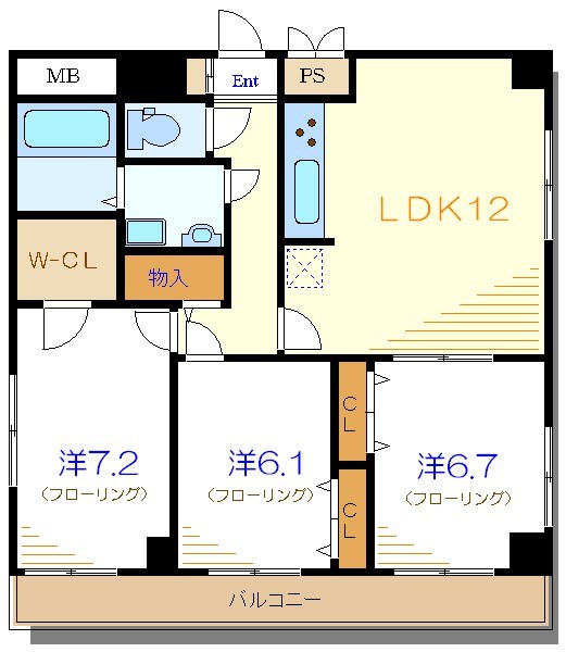 イルソーレパラッツォ 間取り