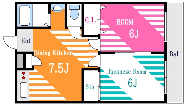 シャトレートミーⅡ 間取り