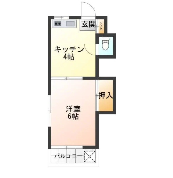 第一楠美荘 間取り