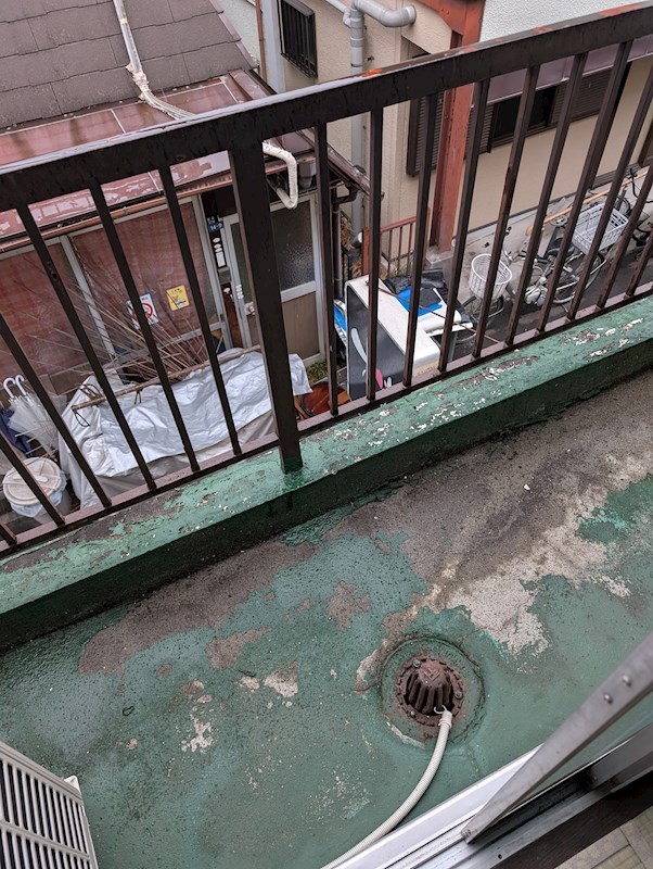 第一楠美荘 ベランダ