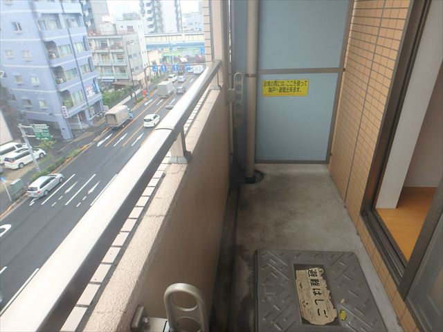 北斗ハイツ　北館  ベランダ