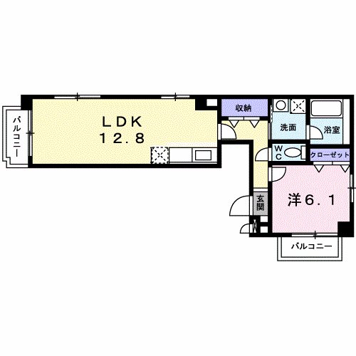 ムーンライトコート 間取り図