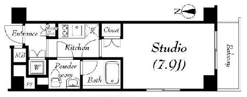 ラグジュアリーアパートメント王子神谷   間取り