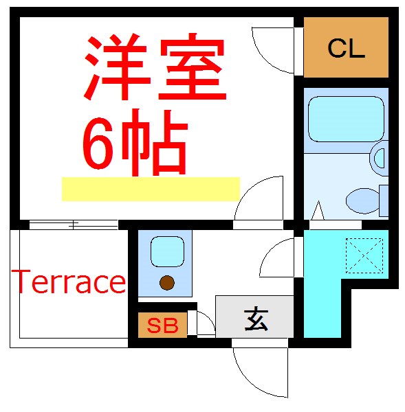 ジュネス西日暮里 間取り図