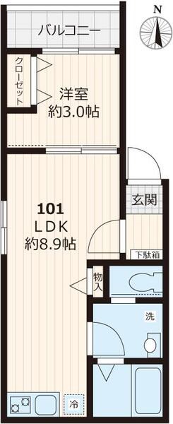 キャナルグレイス  間取り