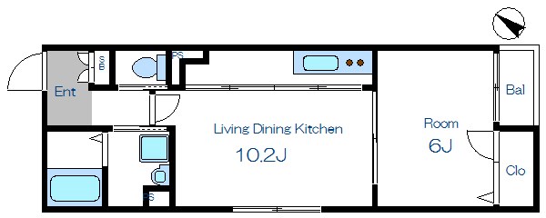 フィオーレ十条 間取り