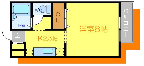 ツヴァイモースト  間取り