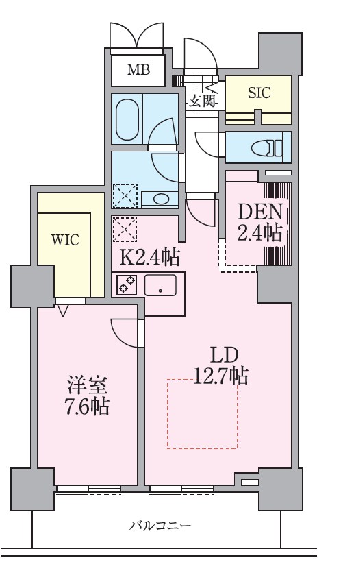ロイヤルパークスタワー南千住 間取り図