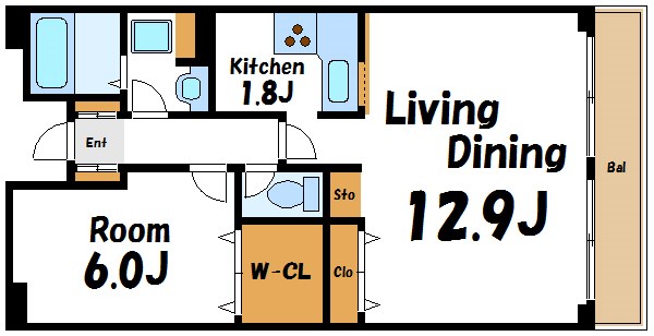 ベルウッド一之江 間取り