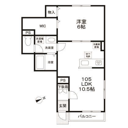 メゾン・ド・フォルテシモ一号館 間取り