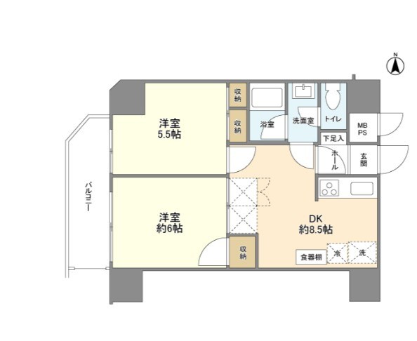 クレール清澄公園   間取り