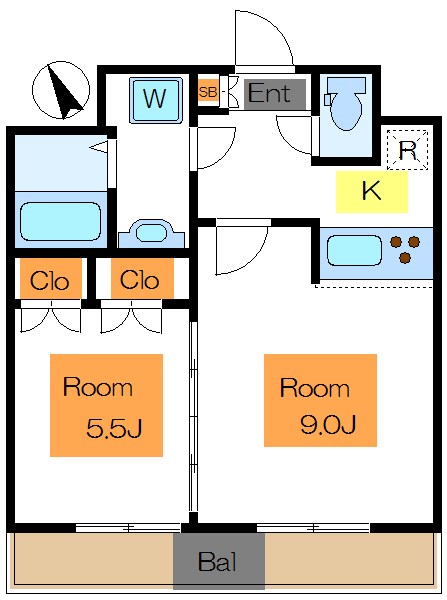 ベルシード梅島ブランシュ  間取り