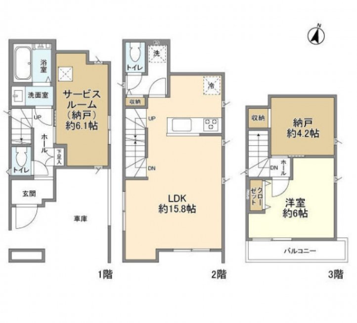 kolet大師前♯08 間取り