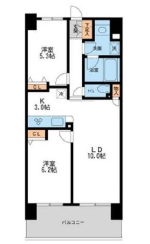 レジディア南千住 間取り図
