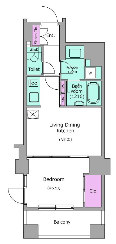 レジディア月島 間取り