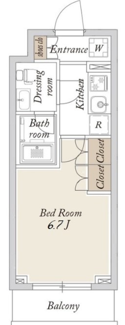 Ｌａ　Ｄｏｕｃｅｕｒ高砂 間取り