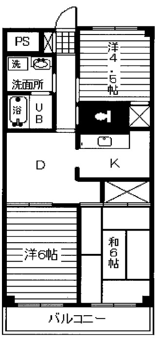 マンション・コイムⅡ 102号室 間取り