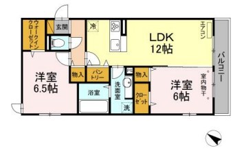 MUMcourt 202号室 間取り