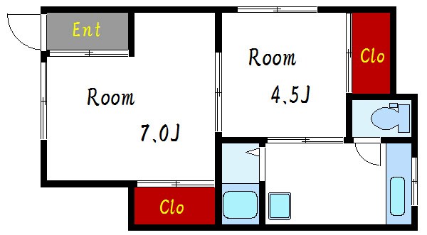 第二横山荘 間取り