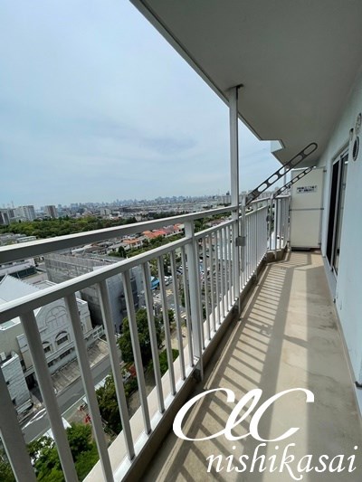 西葛西ハイツB ベランダ