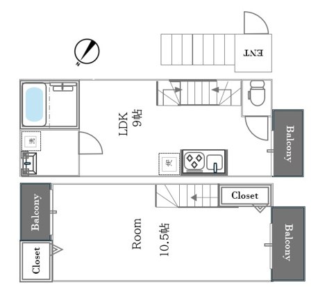 BESTRESIDENCE綾瀬 間取り