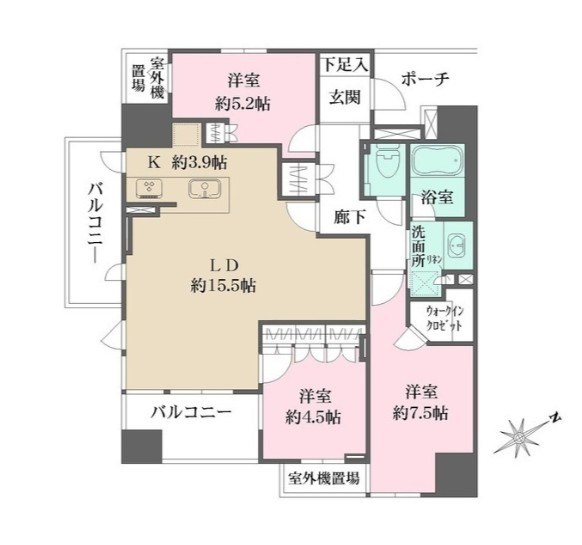 グランスイート南砂 間取り