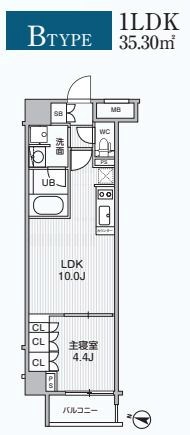 Alivis綾瀬 間取り