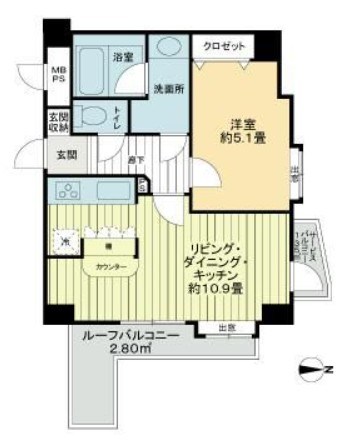 ライオンズマンション町屋第３ 間取り