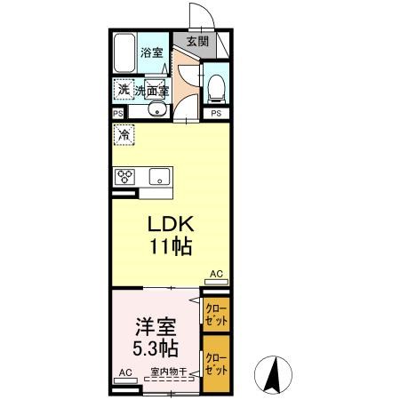 セレスティア大谷田 間取り