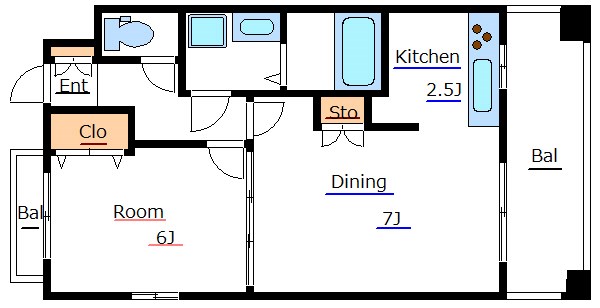 カスタリア押上 間取り図