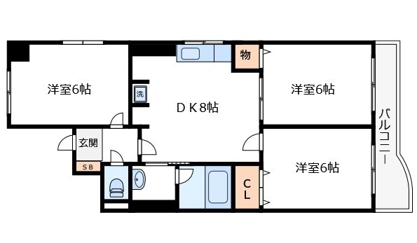 第六石井ビル 間取り