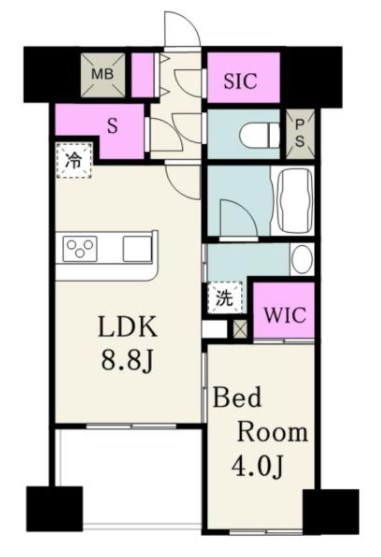クレヴィア門前仲町  間取り