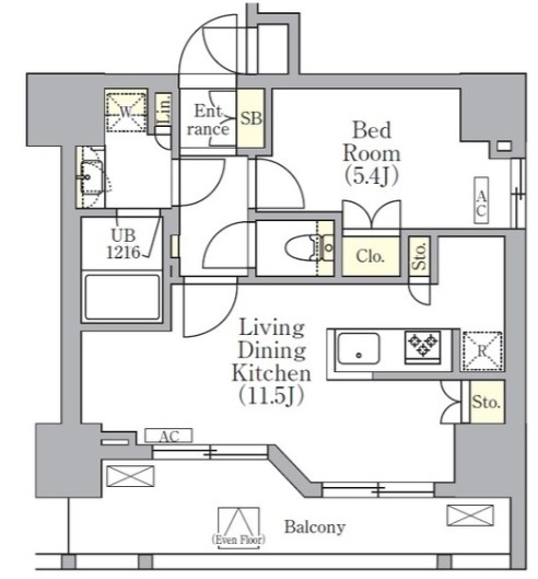 ORSUS　三ノ輪 間取り図