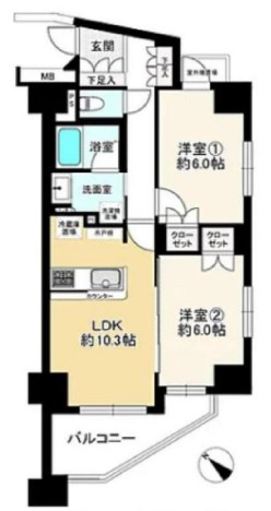 ヴェルディーク西葛西 間取り