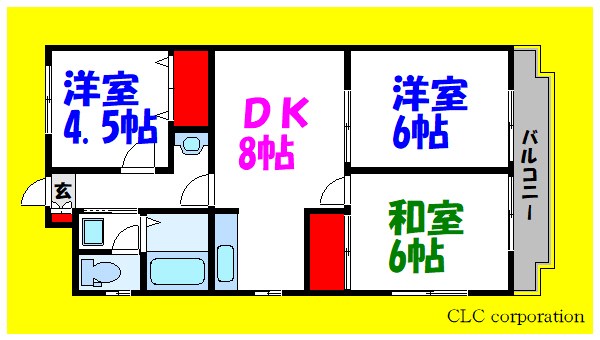 レジデンス富美浜 間取り