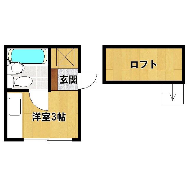 フラワーハイツ  間取り