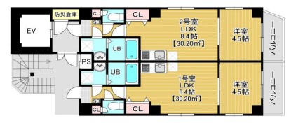 ソレイユ北砂 間取り